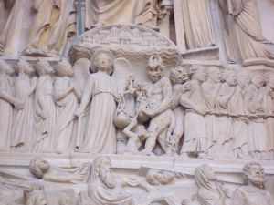 Notre Dame - portál Posledního soudu